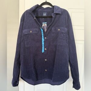 GAP Dark Blue Corduroy Shirt